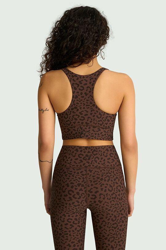 Elongated sports bras 3 | BROWN | Audimas