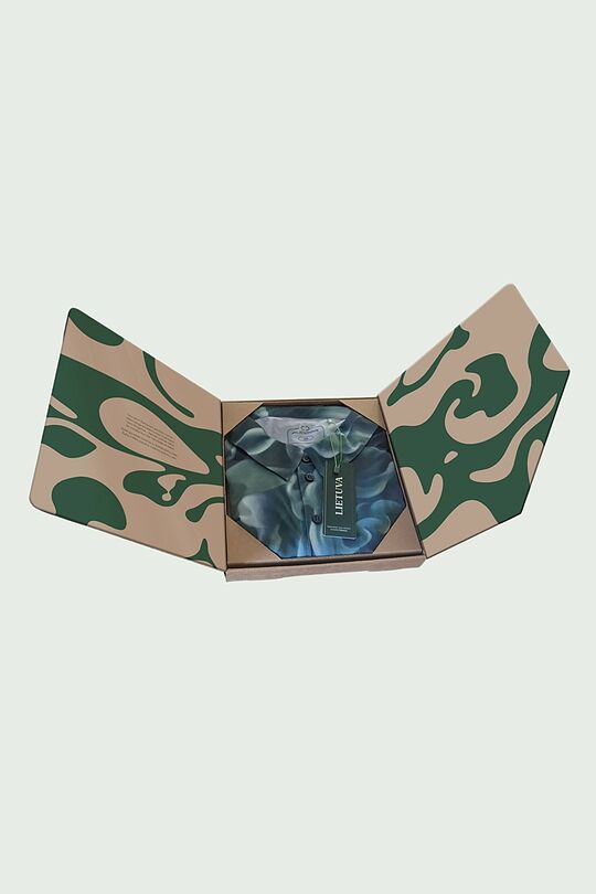 Printed polo T-shirt Žemyna 6 | GREEN | Audimas