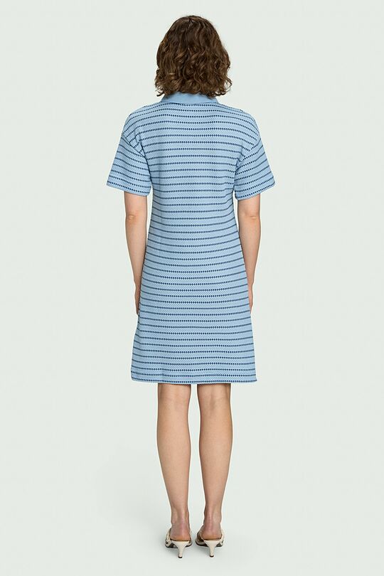 Knitted half-zip dress 2 | BLUE | Audimas
