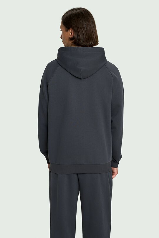 Cotton French terry full-zip hoodie 2 | DARK GREY | Audimas