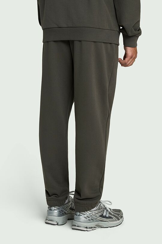 Cotton French terry sweatpants 3 | CHAKI | Audimas