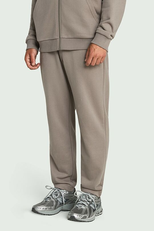 Cotton French terry sweatpants 2 | GREY | Audimas