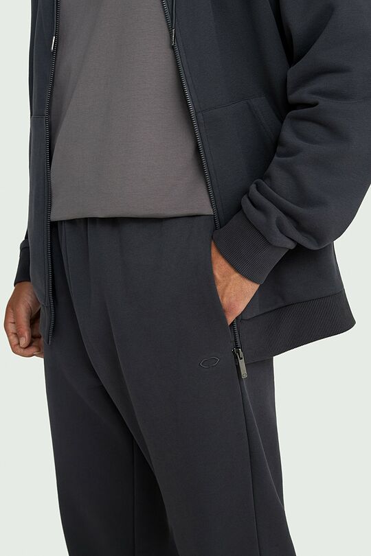Cotton French terry sweatpants 5 | DARK GREY | Audimas