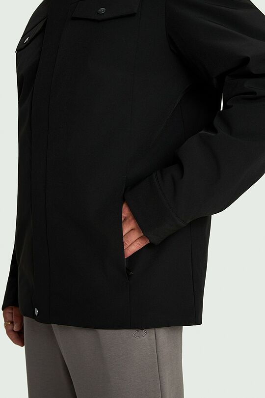 Light jacket with synthetic insulation and membrane 6 | BLACK | Audimas