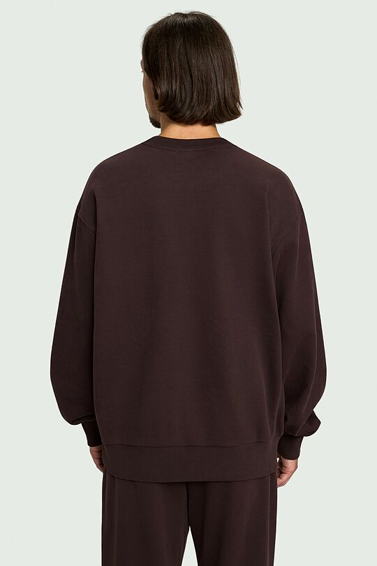 Cotton French terry sweatshirt 2 | BROWN | Audimas