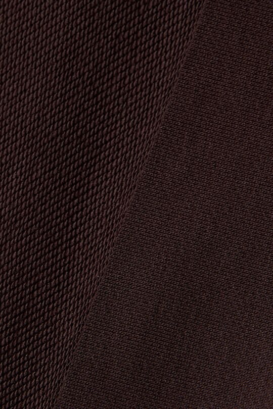 Cotton French terry sweatshirt 4 | BROWN | Audimas