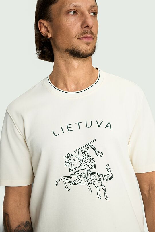 National collection pique T-shirt 3 | Cream | Audimas