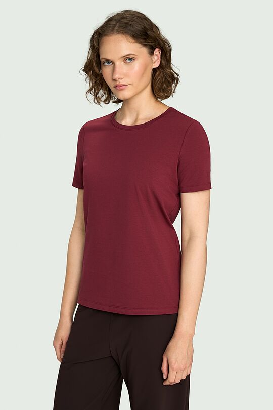 Short sleeve cotton T-shirt 1 | RED | Audimas