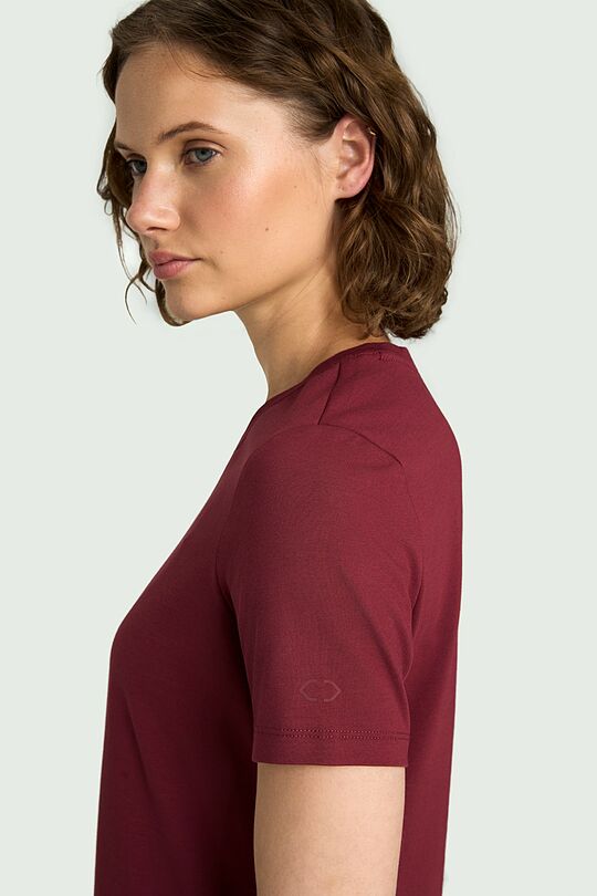 Short sleeve cotton T-shirt 3 | RED | Audimas
