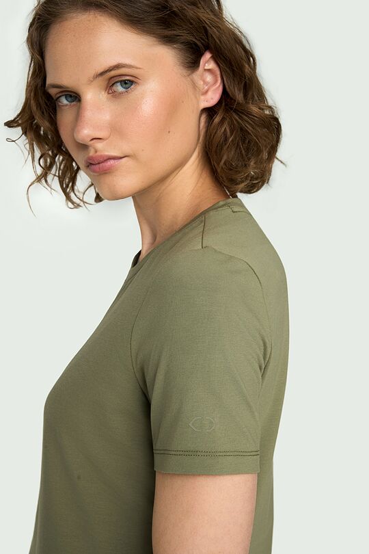 Short sleeve cotton T-shirt 3 | GREEN | Audimas