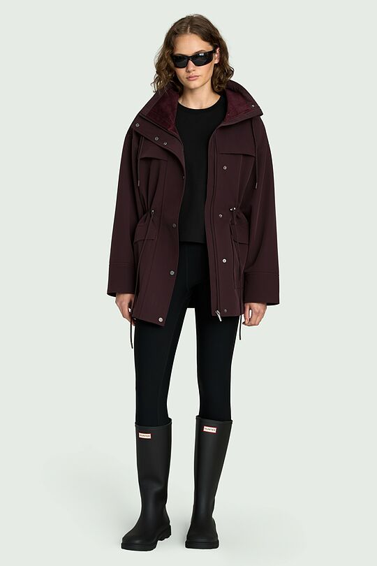 Oversized Softshell jacket 8 | PURPLE | Audimas