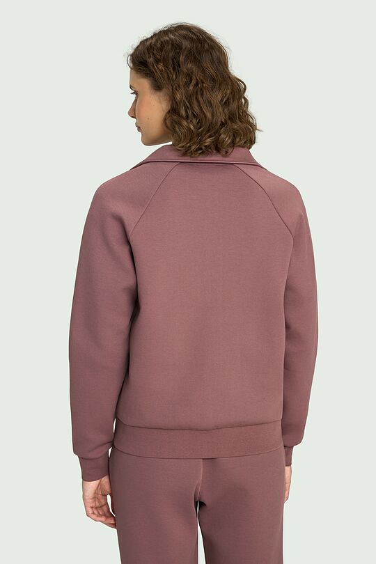 Cotton pique full-zip jacket 2 | PINK | Audimas