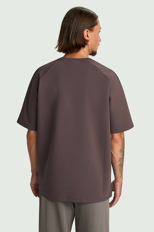 Oversized cotton interlock T-shirt 4 | GREY | Audimas