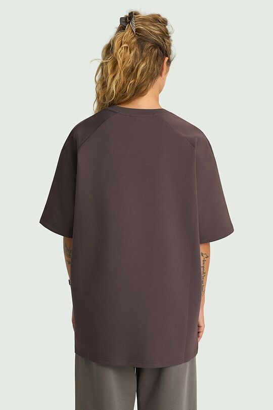 Oversized cotton interlock T-shirt 3 | GREY | Audimas