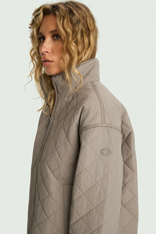 Quilted jacket with synthetic insulation 5 | GREY | Audimas