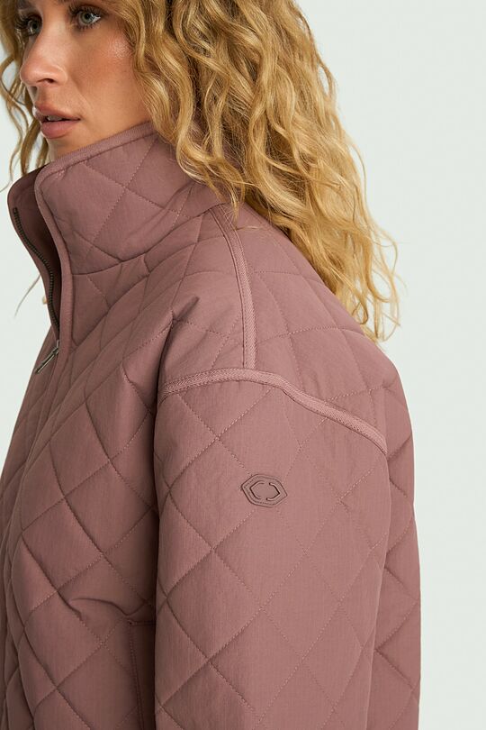 Quilted jacket with synthetic insulation 5 | PINK | Audimas