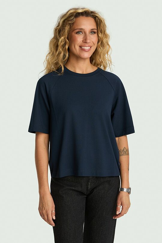 Short sleeve top 1 | Dark blue | Audimas