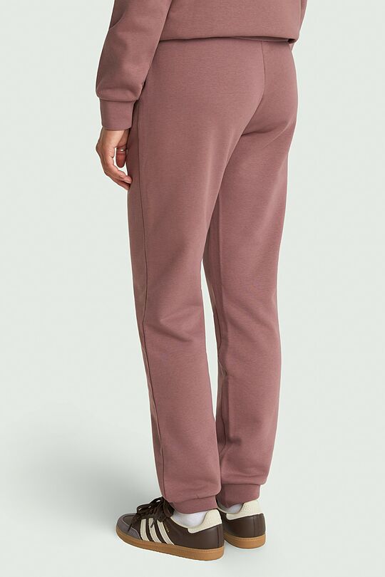 Tapered fit cotton French terry sweatpants 2 | PINK | Audimas