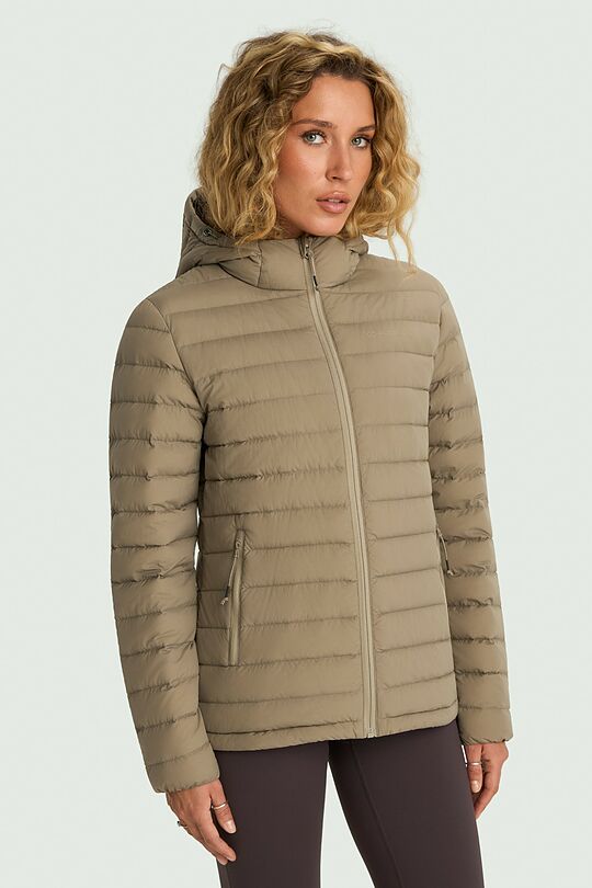 Lightweight down jacket 3 | beige | Audimas