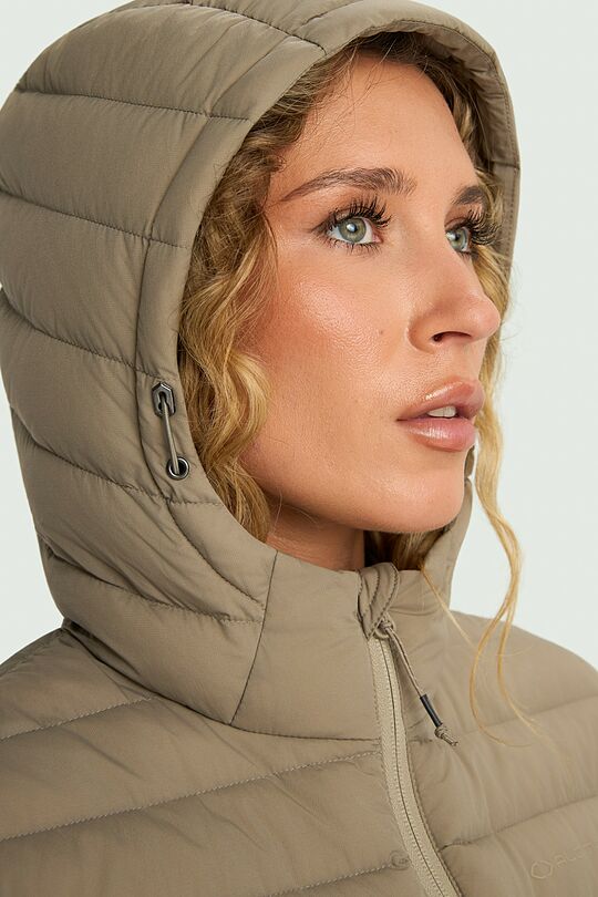 Lightweight down jacket 6 | beige | Audimas