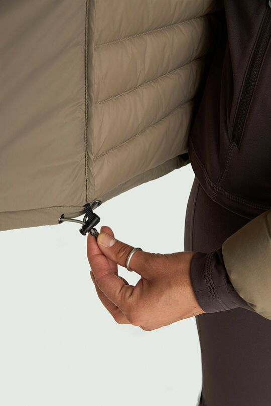 Lightweight down jacket 7 | beige | Audimas