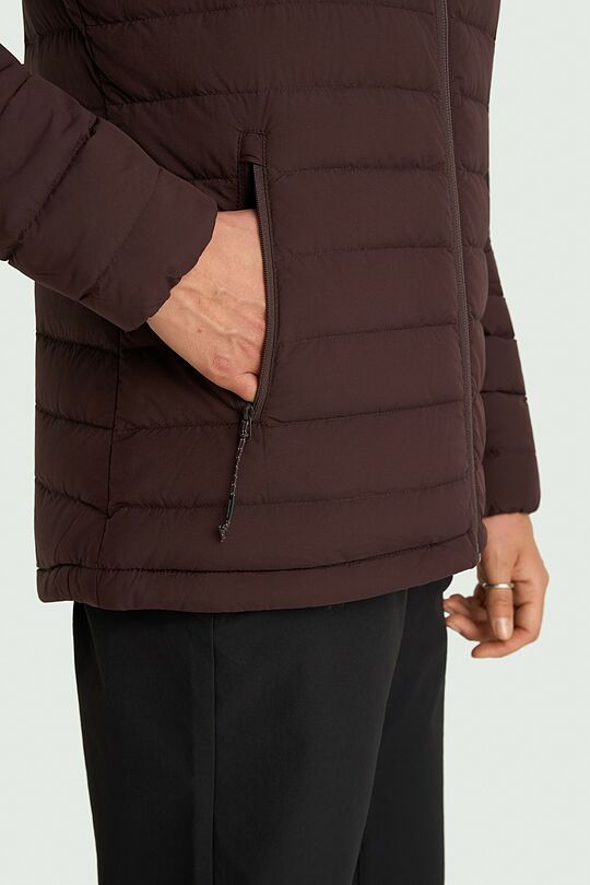 Lightweight down jacket 6 | BROWN | Audimas