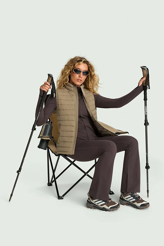 Lightweight down vest 11 | beige | Audimas