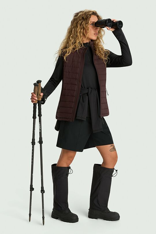 Lightweight down vest 8 | BROWN | Audimas