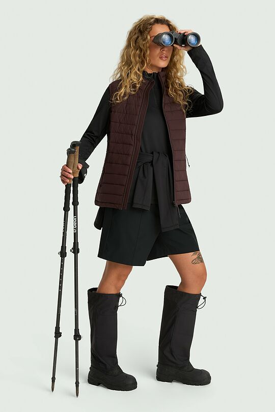 Lightweight down vest 1 | BROWN | Audimas