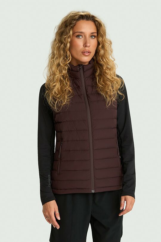 Lightweight down vest 3 | BROWN | Audimas