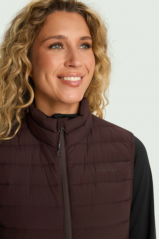 Lightweight down vest 5 | BROWN | Audimas