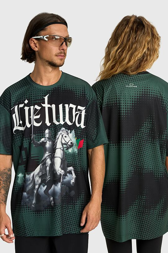 National collection printed T-shirt 1 | Dark green | Audimas