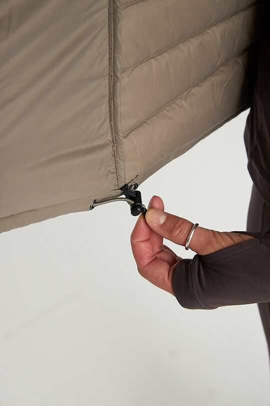 Lightweight down vest 7 | beige | Audimas