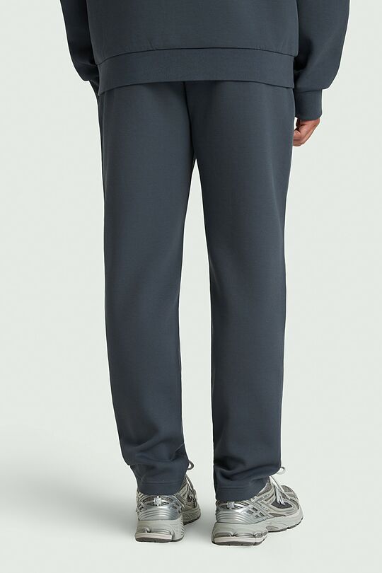 Tapered fit cotton pique sweatpants 3 | BLUE | Audimas