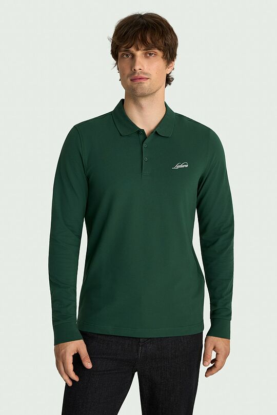 National collection pique polo shirt 1 | GREEN | Audimas