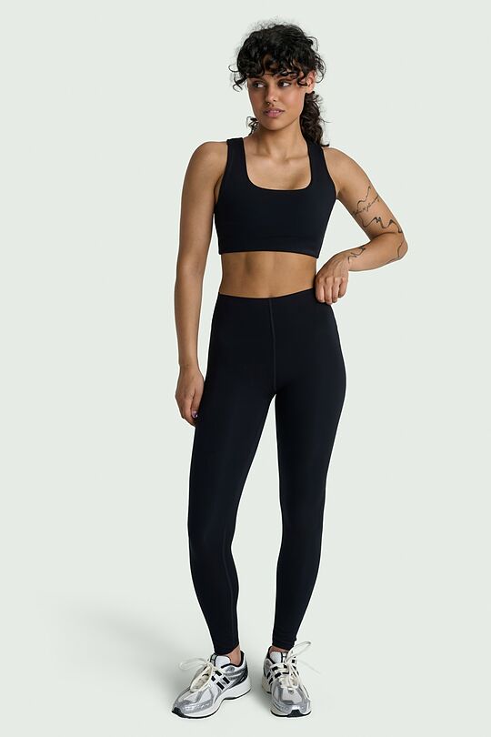 Shaping leggings with bonded waist 7 | BLACK | Audimas