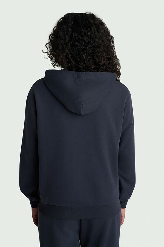 Cotton French terry full-zip hoodie 3 | GREY | Audimas
