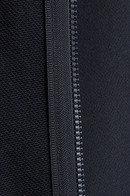 Cotton French terry full-zip hoodie 4 | GREY | Audimas