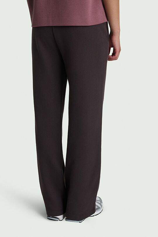 Cotton French terry sweatpants 3 | BROWN | Audimas