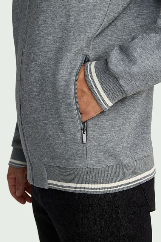 National collection bomber jacket 4 | GREY/MELANGE | Audimas