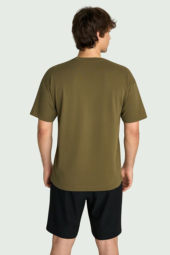 Short sleeves cotton T-shirt "Sea Eagle" 5 | CHAKI | Audimas