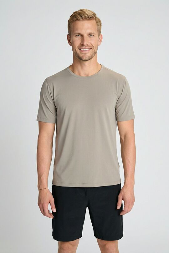 Lightweight synthetic T-shirt 1 | GREY | Audimas