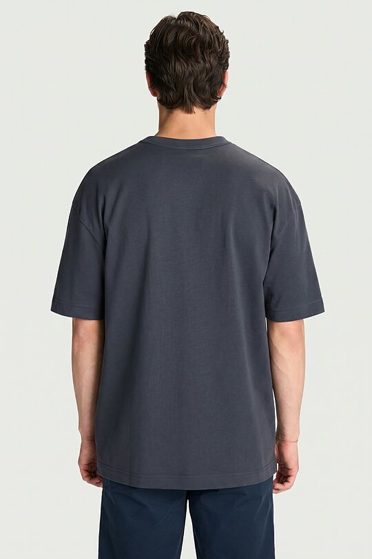 Soft cotton oversized T-shirt 2 | GREY | Audimas