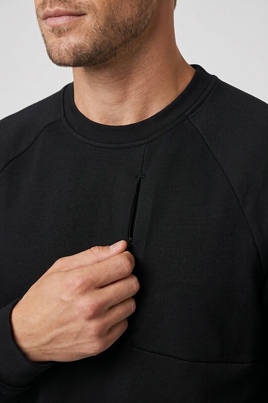Crewneck sweatshirt 4 | BLACK | Audimas