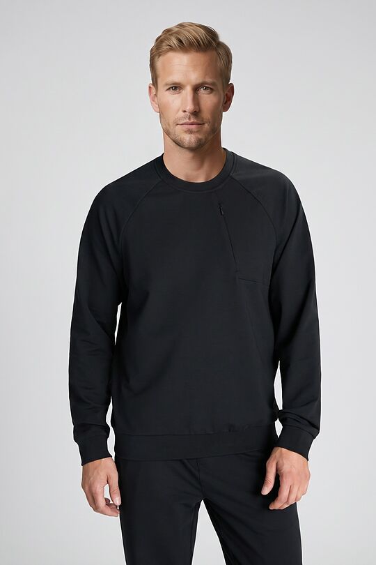 Crewneck sweatshirt 1 | BLACK | Audimas