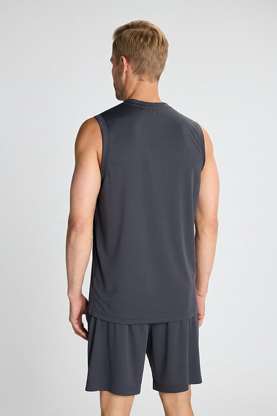 Synthetic jersey tank top 2 | GREY | Audimas