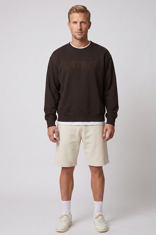 Soft cotton sweatshorts 1 | Cream | Audimas