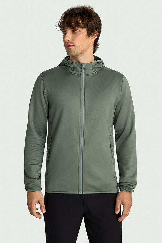 Outdoor full-zip hoodie 2 | GREEN | Audimas