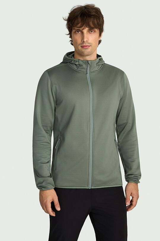 Outdoor full-zip hoodie 3 | GREEN | Audimas