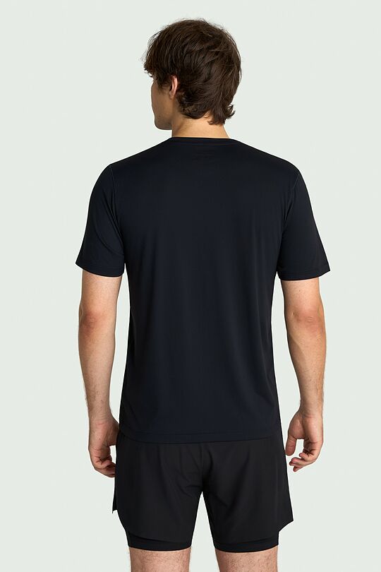 Lightweight synthetic T-shirt 2 | BLACK | Audimas